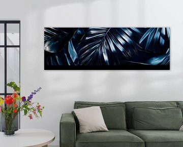 Dark palm leaves by Poster Art Shop