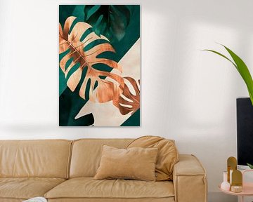 Jungle leaves pattern by Poster Art Shop