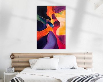 Abstract play of colours by Poster Art Shop