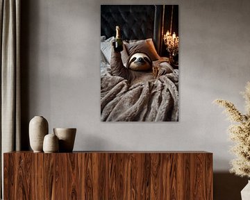 Lazy indulgence by Poster Art Shop