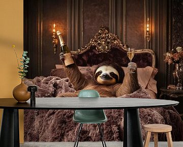 Luie luiaard van Poster Art Shop