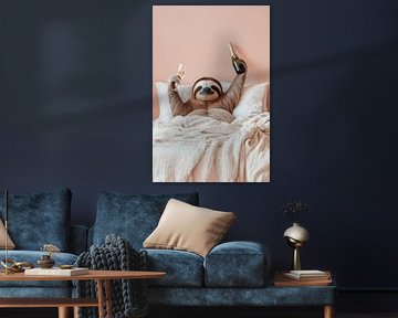 Faulenzender Faultier Luxus von Poster Art Shop