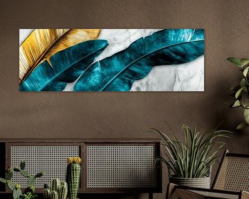 Feather art abstract by Poster Art Shop