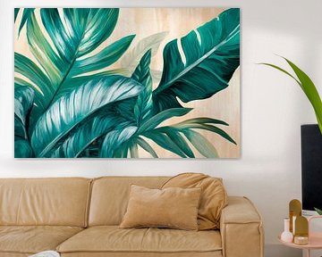 Feuilles tropicales sur Poster Art Shop