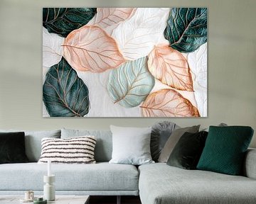 Blätter Muster von Poster Art Shop