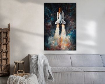 Ruimteavontuur van Poster Art Shop