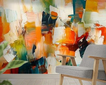 Kleurenexplosie abstract