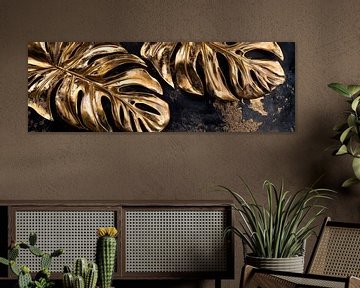 Gouden bladeren van Poster Art Shop