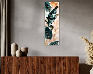 Leaves pattern by Poster Art Shop