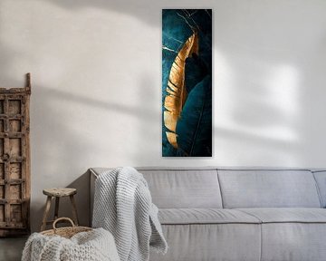 Golden leaves by Poster Art Shop