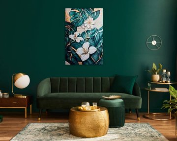 Tropical floral splendour by Poster Art Shop