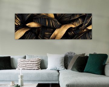 Golden leaves by Poster Art Shop