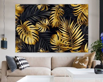 Golden leaves by Poster Art Shop
