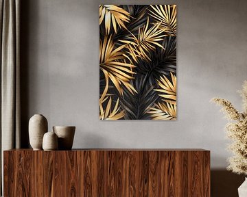 Golden leaves by Poster Art Shop