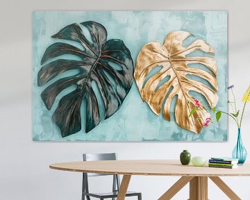 Tropische bladeren van Poster Art Shop