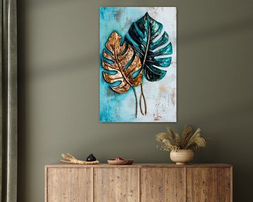 Tropische bladeren van Poster Art Shop