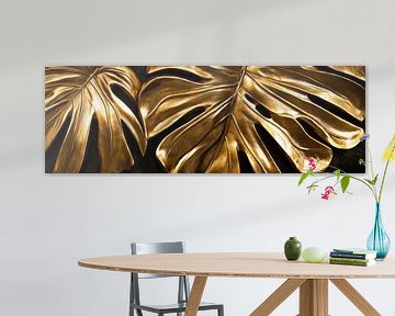 Golden leaves by Poster Art Shop
