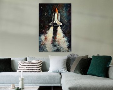 Ruimteavontuur van Poster Art Shop