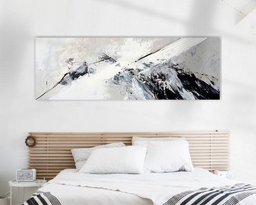 Black and white abstract by Poster Art Shop