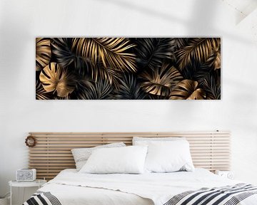 Tropical leaf pattern by Poster Art Shop