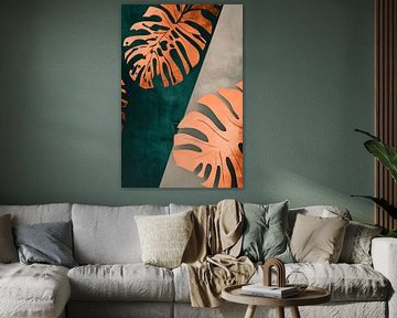 Tropical leaf designs by Poster Art Shop