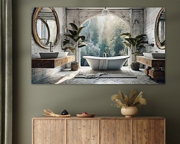 Luxe bad met tegels van Mustafa Kurnaz