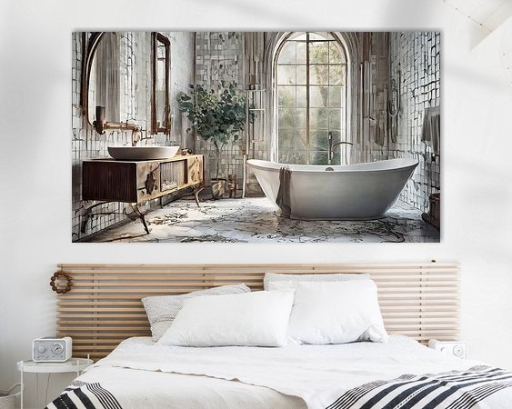 Example of the artwork in a room
