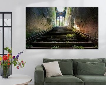 Trap naar de tuin van Mustafa Kurnaz