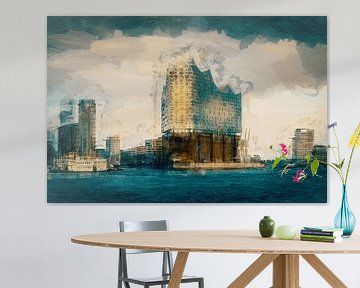 Elbphilharmonie - noch völlig freistehend von ahafineartimages