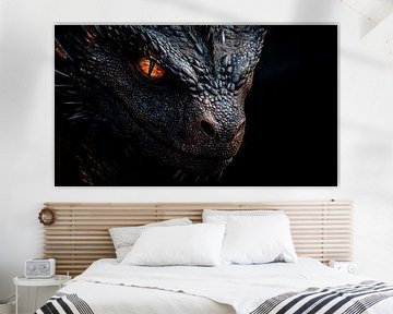 Boze draak portret panorama van TheXclusive Art