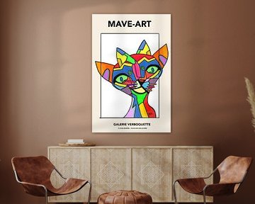 CATACHY abstrakt bunt POSTER oder AFFICHE von MAVE