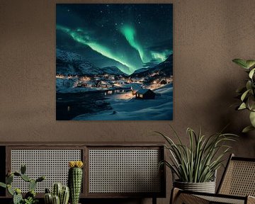 Norwegischer Nachthimmel von TheXclusive Art