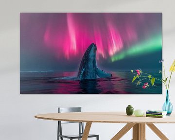 Aurora und ein Wal-Panorama von TheXclusive Art