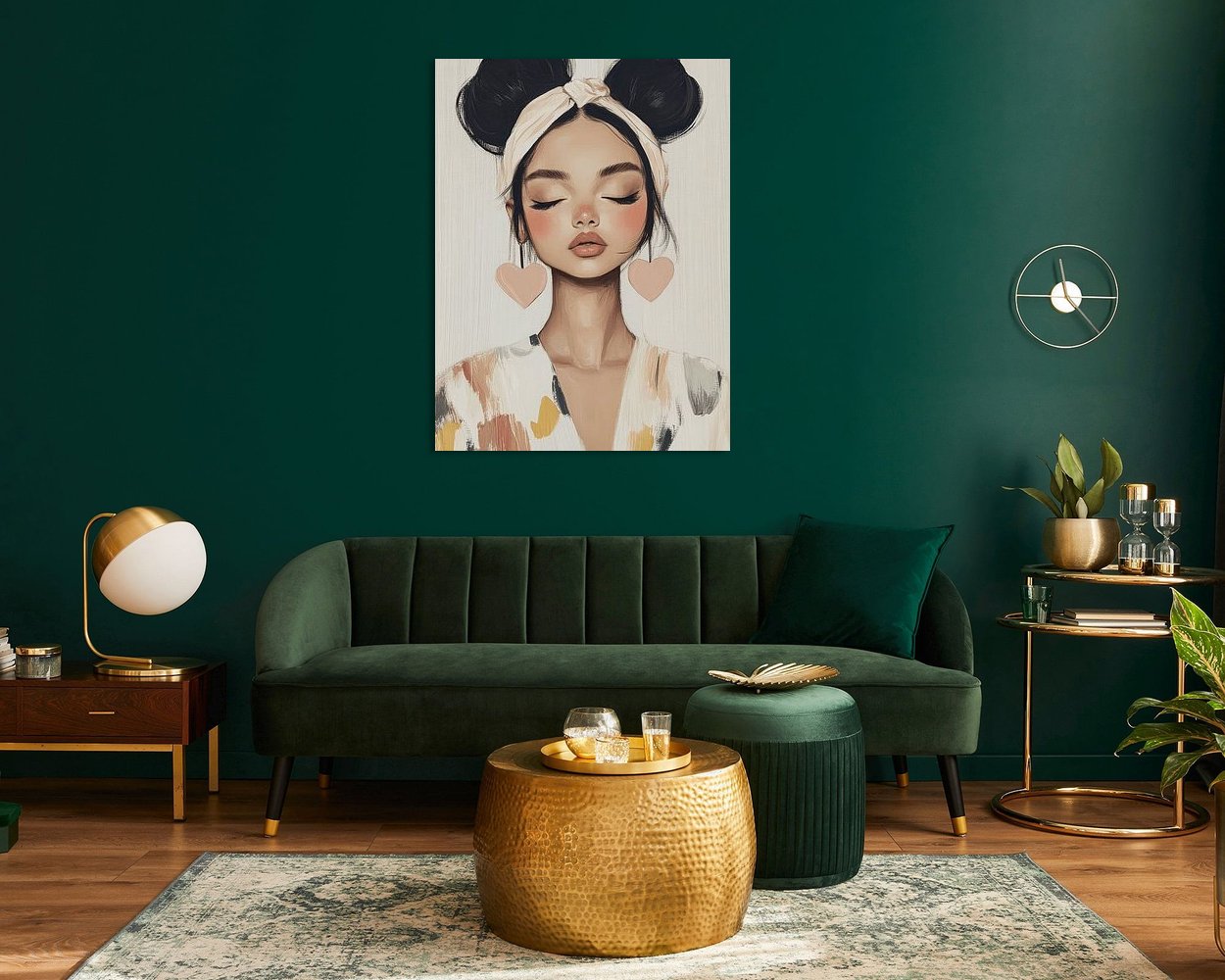 Example of the artwork in a room