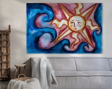 Sonnenschein über den Wellen