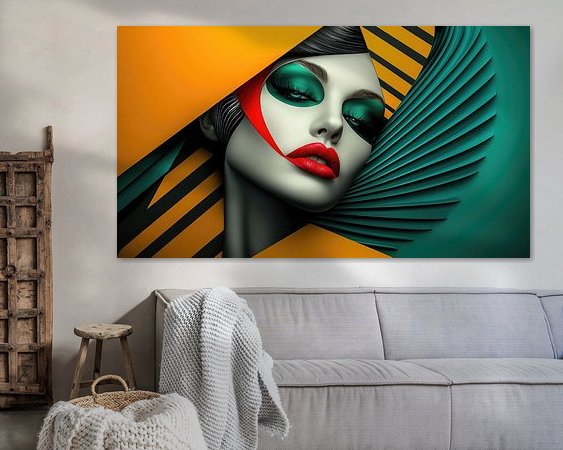 Example of the artwork in a room