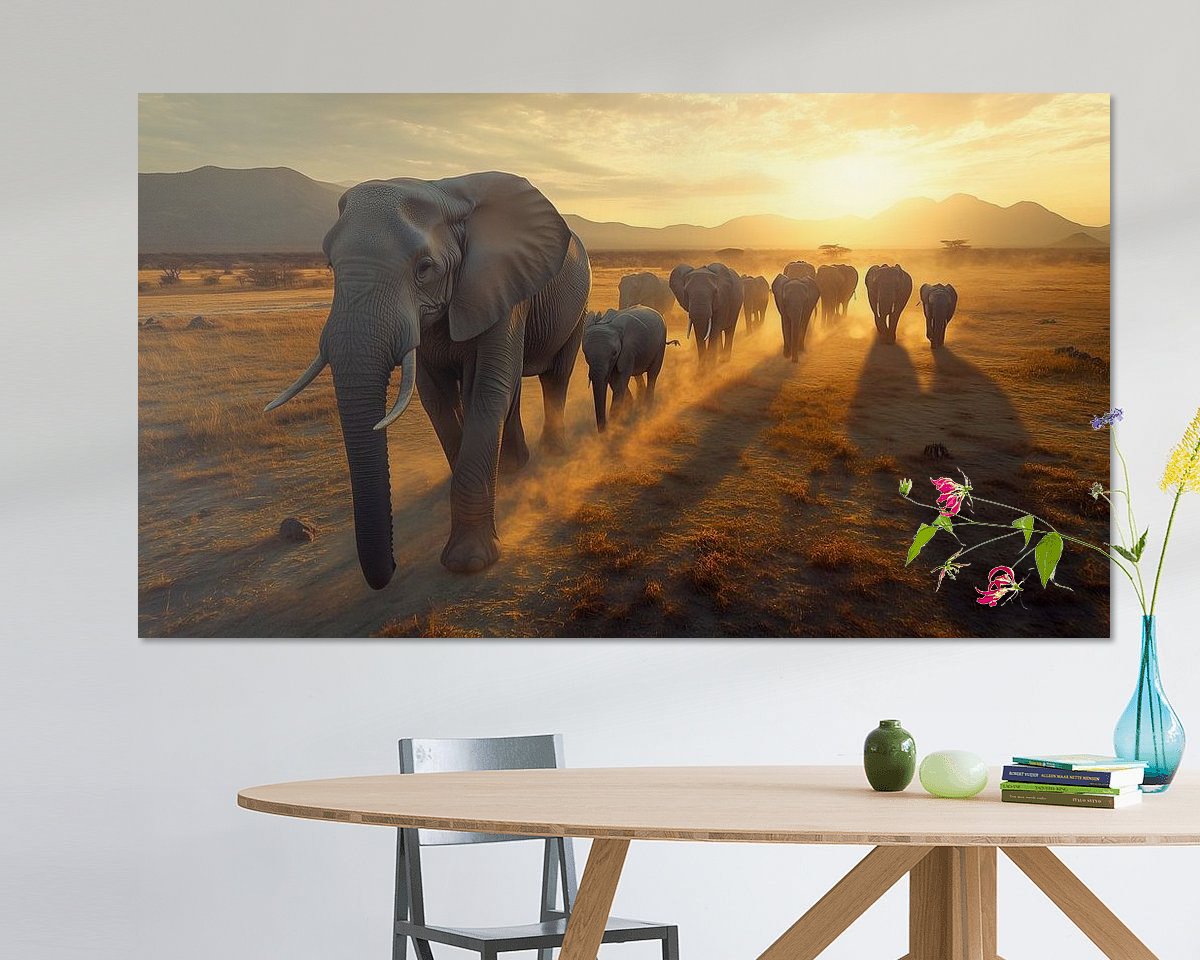 Example of the artwork in a room