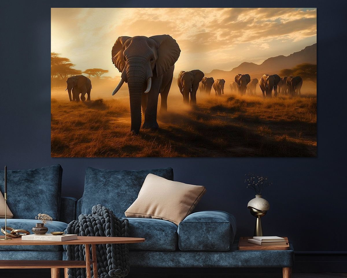 Example of the artwork in a room