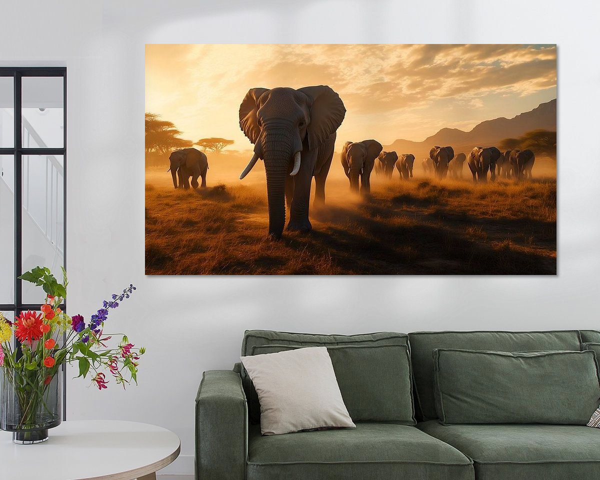 Example of the artwork in a room