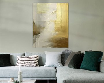 Abstract: Goud structuren -2 van Studio Pieternel