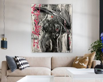 I love it - (Ich liebe es) - von Geoffrey Wijn (Wine) von Geoffrey Wijn - WINE ART GALLERY