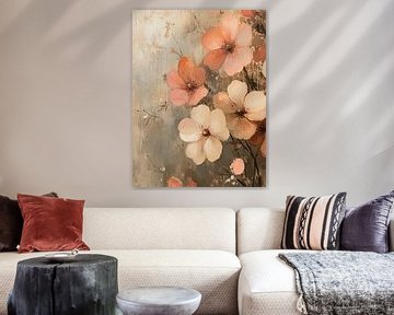 Blush bloemen schilderen van haroulita