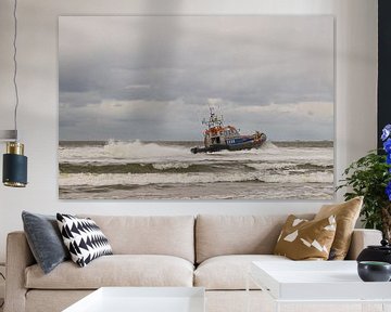 Reddingsboot Ameland in actie van Meindert Marinus