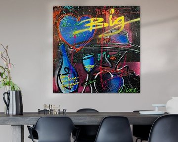 Party Big Time by Geoffrey Wijn - WINE ART GALLERY