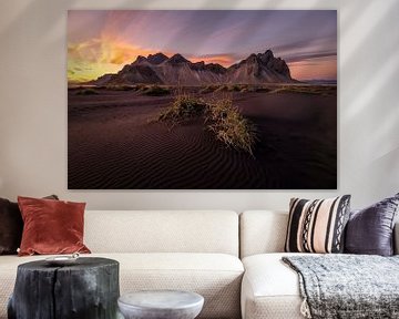 Vestrahorn Zonsondergang van mavafotografie