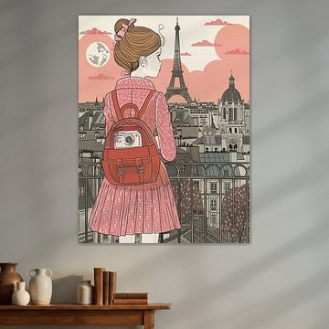 Mädchen in Paris Frankreich von haroulita