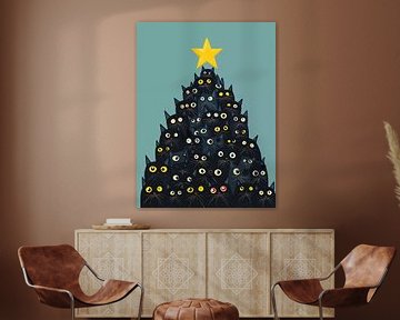 Grappige kerstboom van haroulita