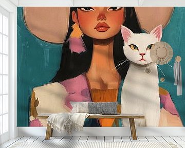 Purrfectly Posed by Carla Van Iersel