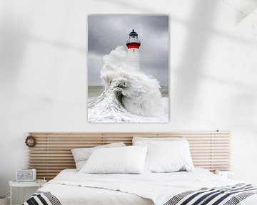 Het laatste bastion in de storm van Klaus Tesching - Art-AI