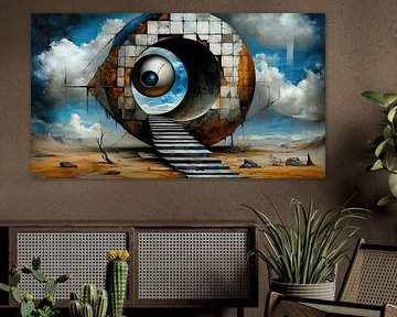 Het oog van de eeuwigheid van Klaus Tesching - Art-AI